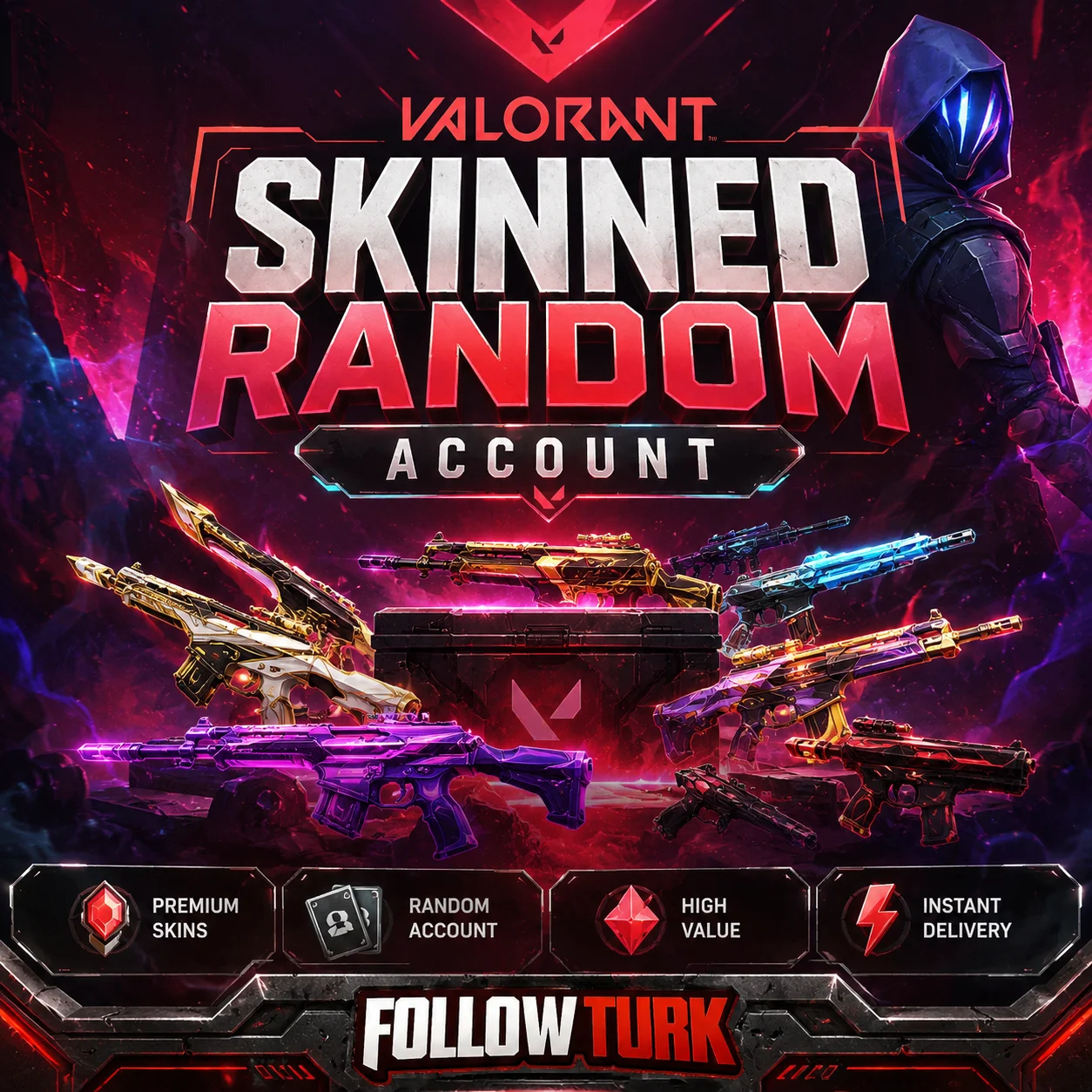 Valorant Random Skinned Account