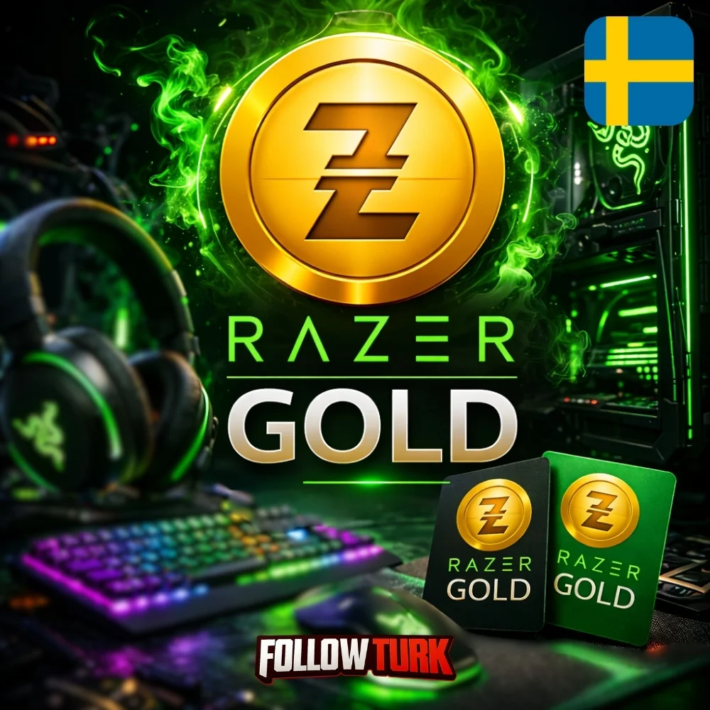 Razer Gold 스웨덴 - SEK 기프트 카드 - FollowTurk