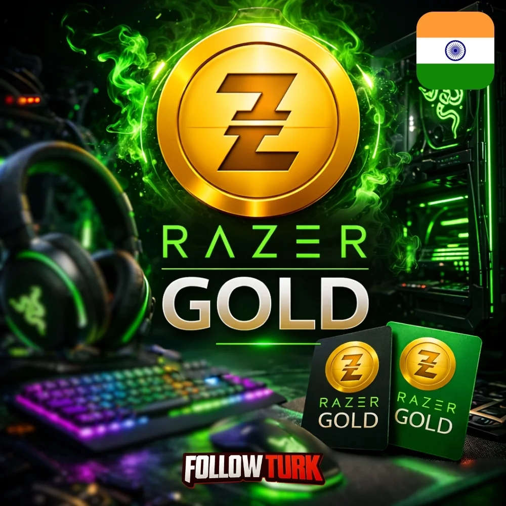 Razer Gold 인도 - INR - FollowTurk