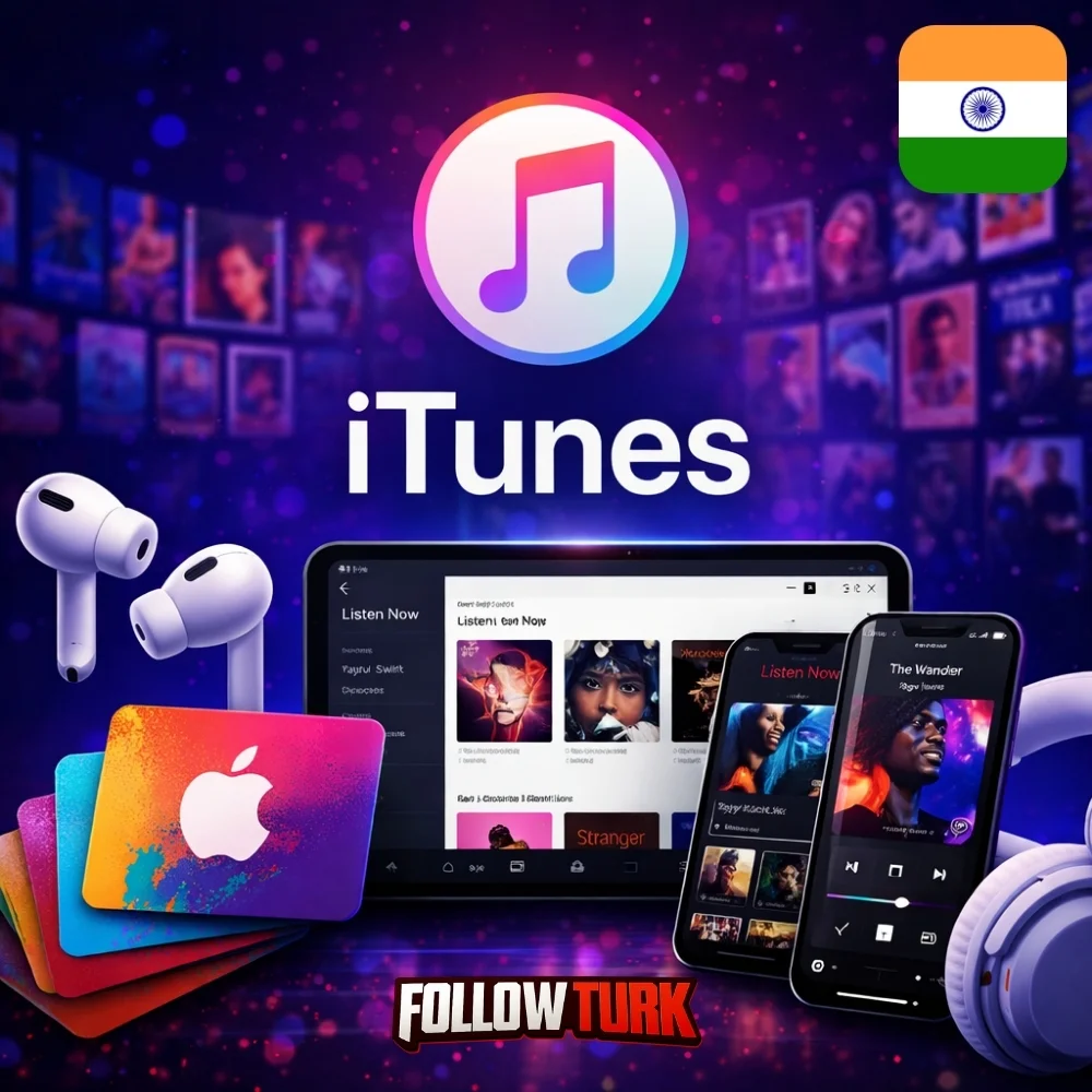 iTunes 인도 - INR 기프트카드 - FollowTurk