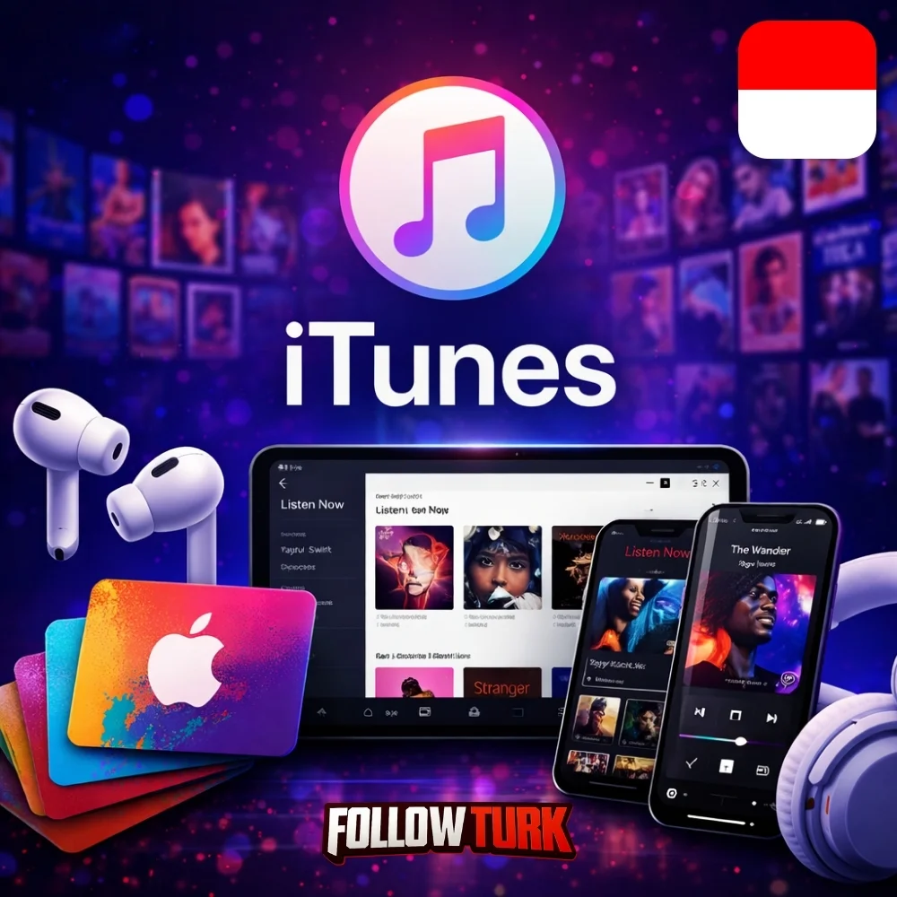 iTunes 인도네시아 IDR 기프트카드 - FollowTurk