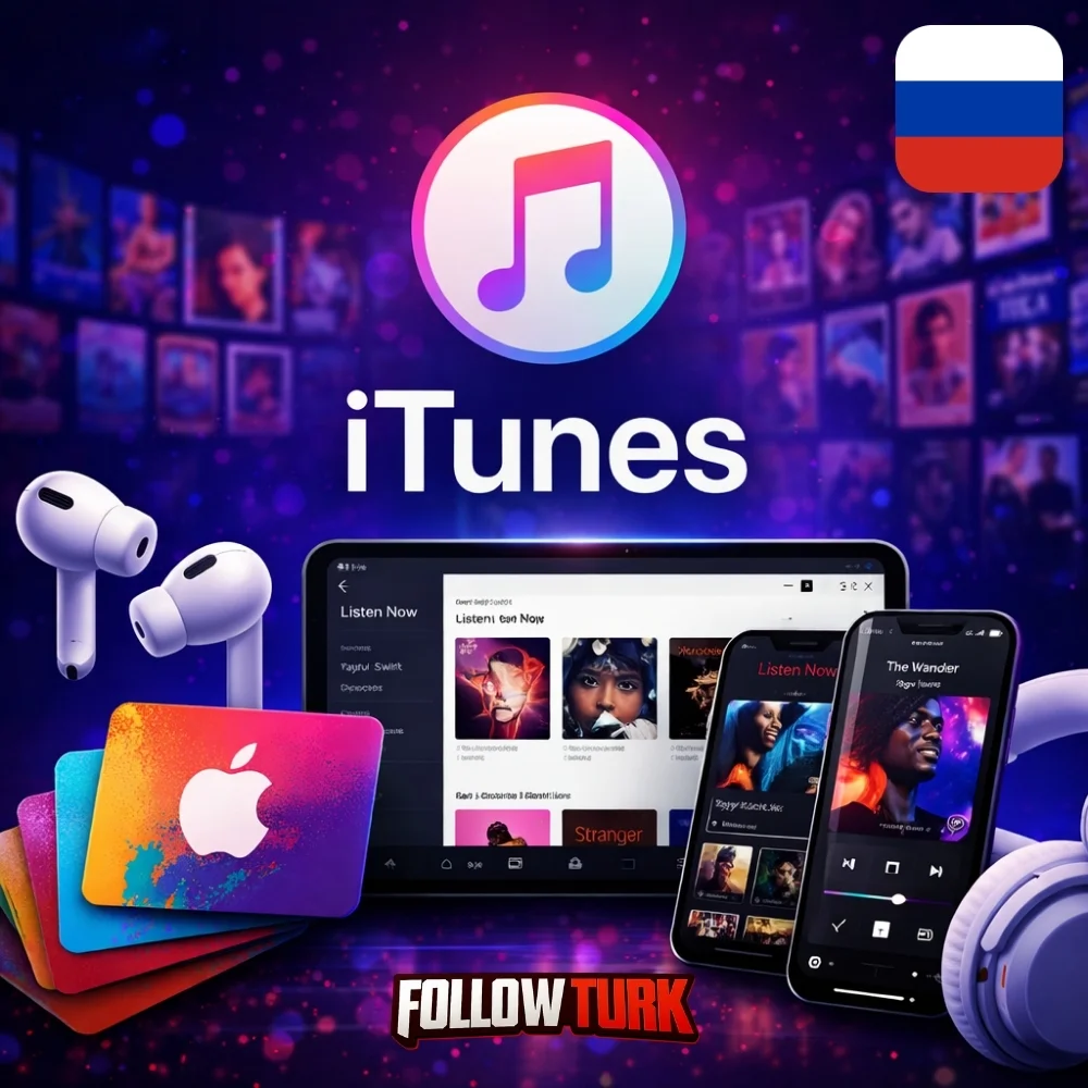 iTunes 러시아 - RUB 기프트카드 - FollowTurk