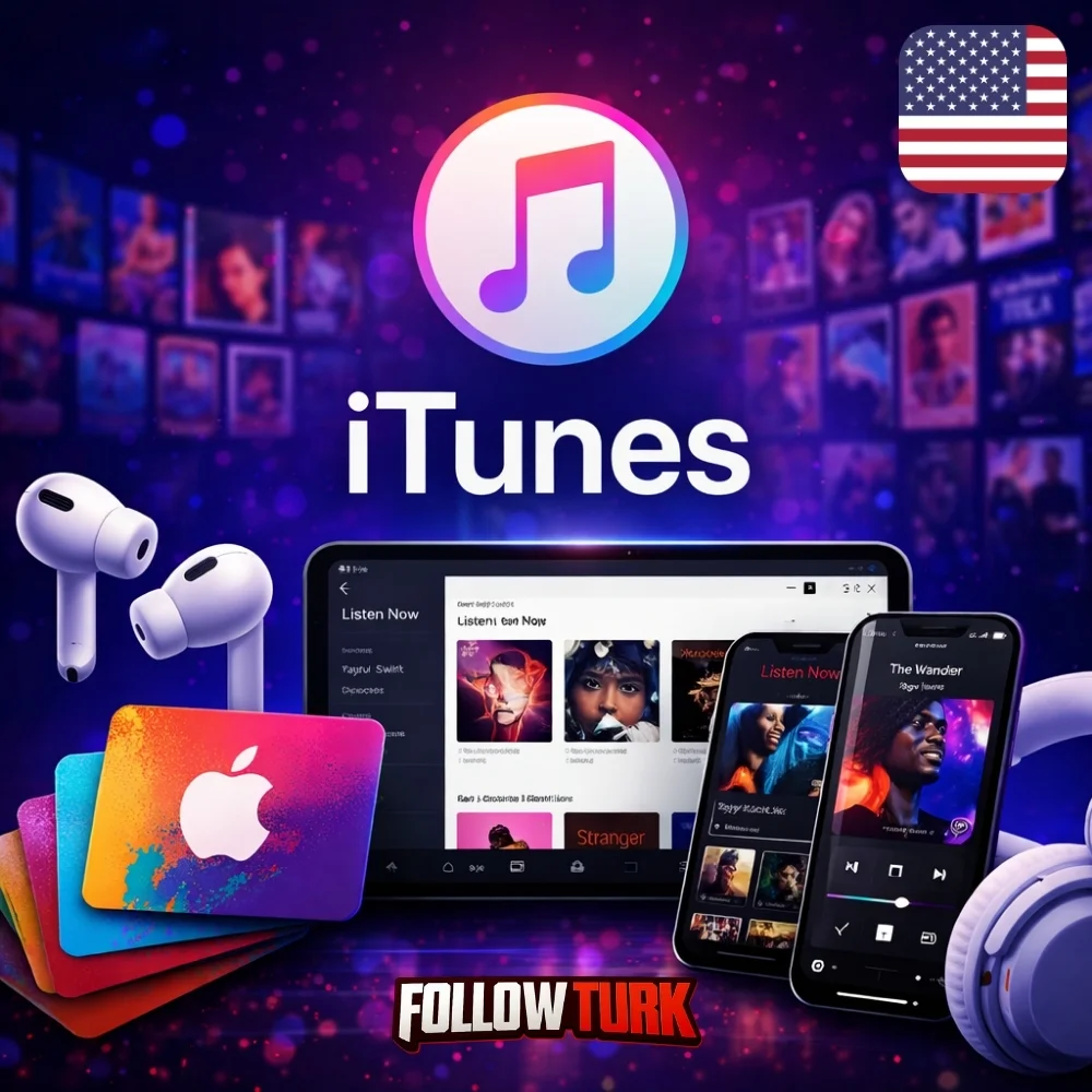 iTunes 미국 - USD 기프트카드 - FollowTurk