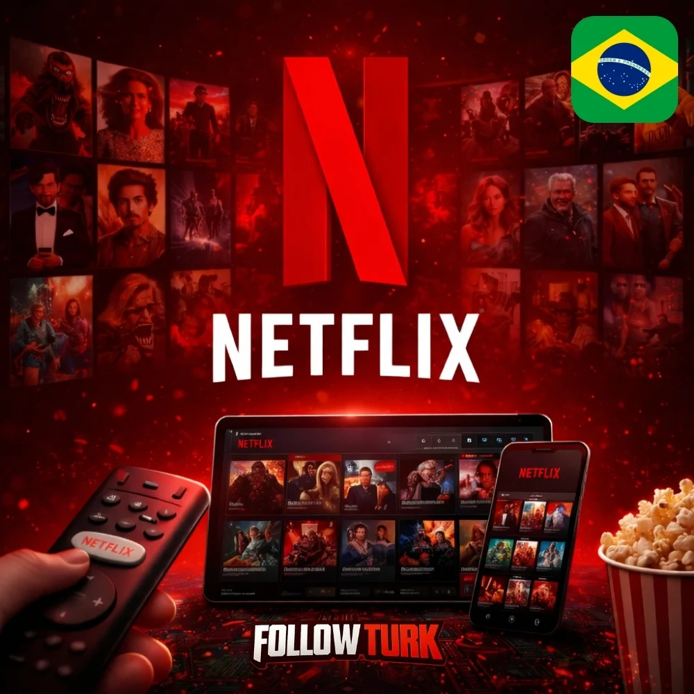 Netflix 브라질 - BRL 기프트카드 - FollowTurk