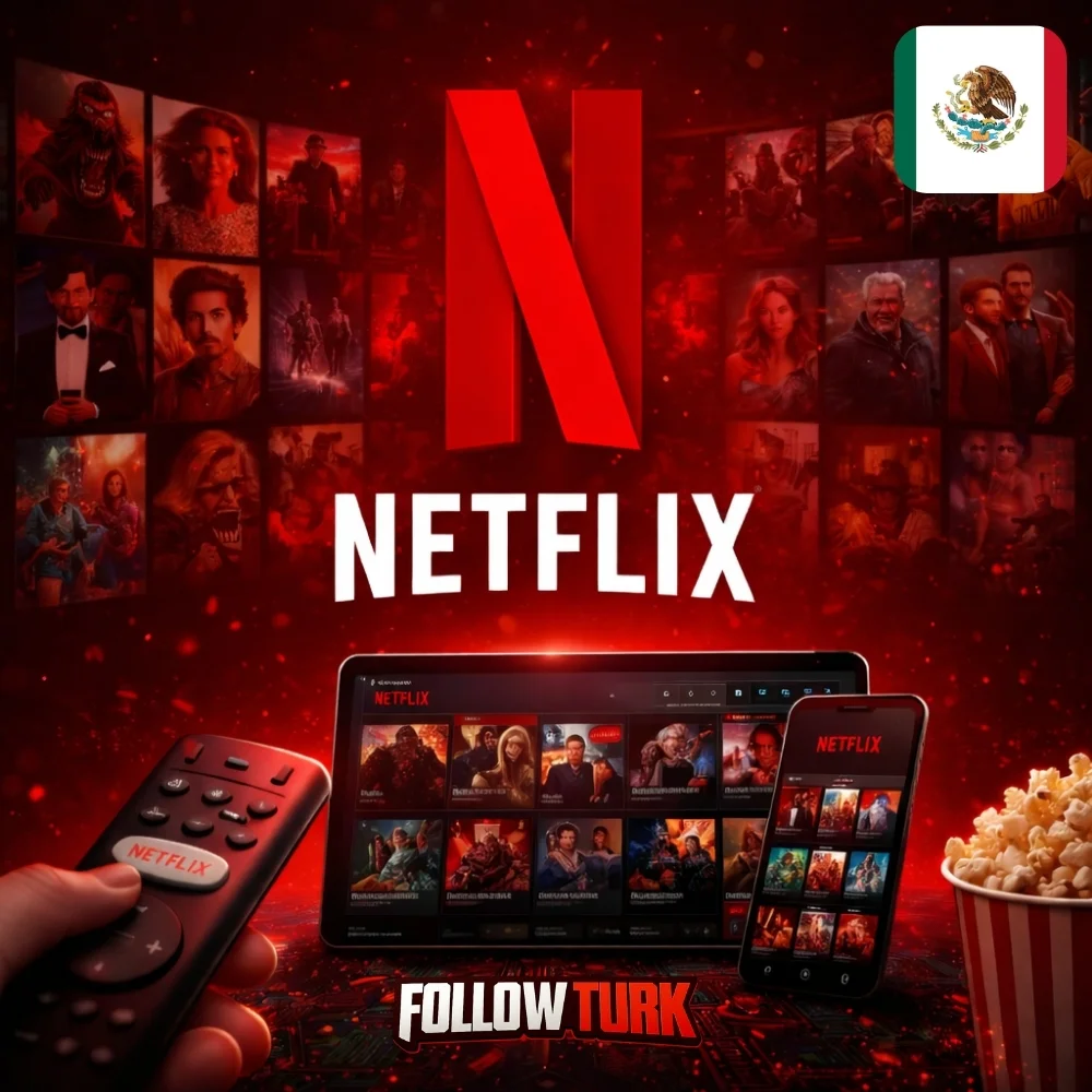 Netflix 멕시코 MXN 기프트카드 - FollowTurk