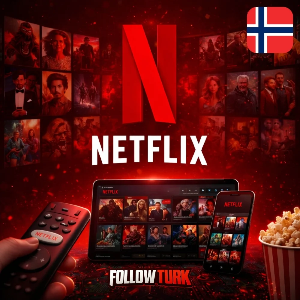Netflix 노르웨이 - NOK 기프트카드 - FollowTurk