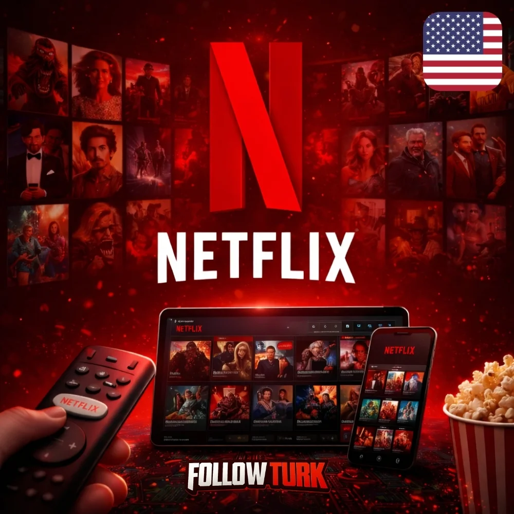 Netflix 미국 - USD 기프트카드 - FollowTurk