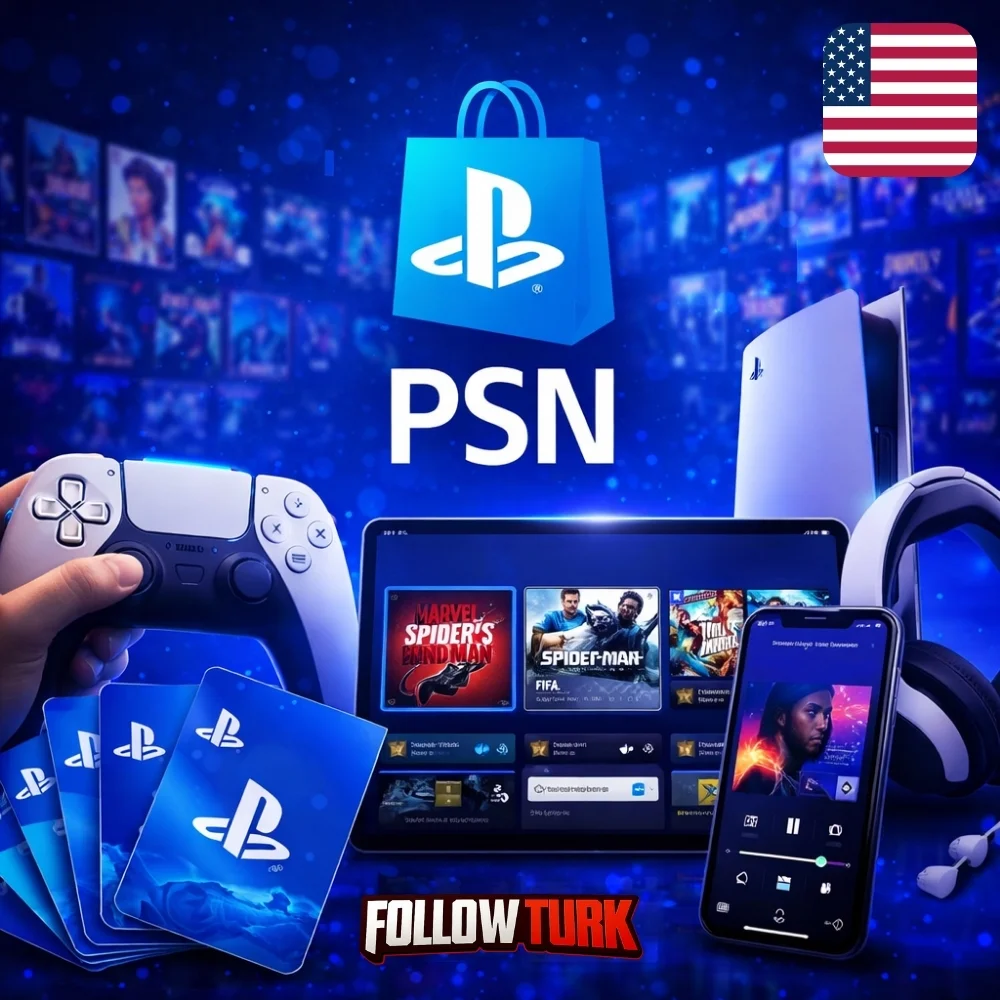 PlayStation 미국 - PSN 기프트 카드 - FollowTurk