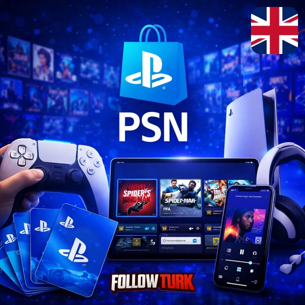 PlayStation 영국 - PSN 기프트카드 - FollowTurk