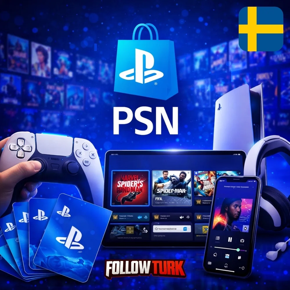 PlayStation 스웨덴 - PSN 기프트카드 - FollowTurk