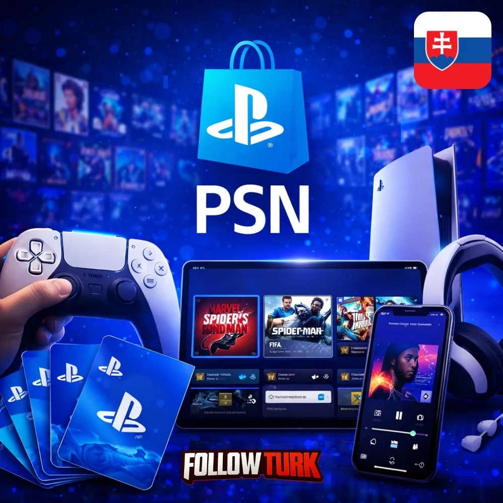 PlayStation 슬로바키아 - PSN - FollowTurk