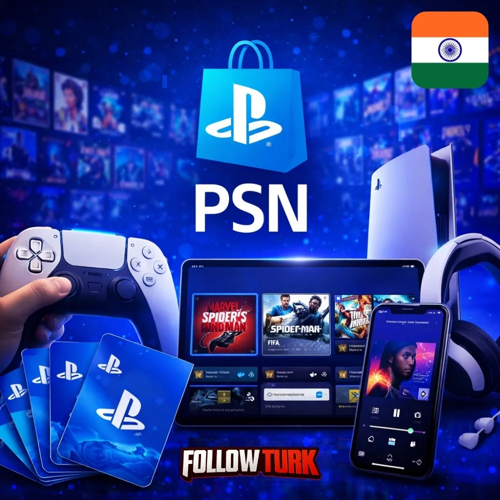 PlayStation 인도 - PSN 기프트카드 - FollowTurk