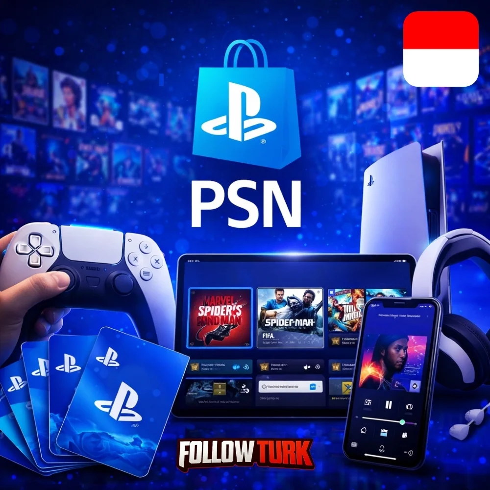 PlayStation 인도네시아 PSN 기프트카드 - FollowTurk