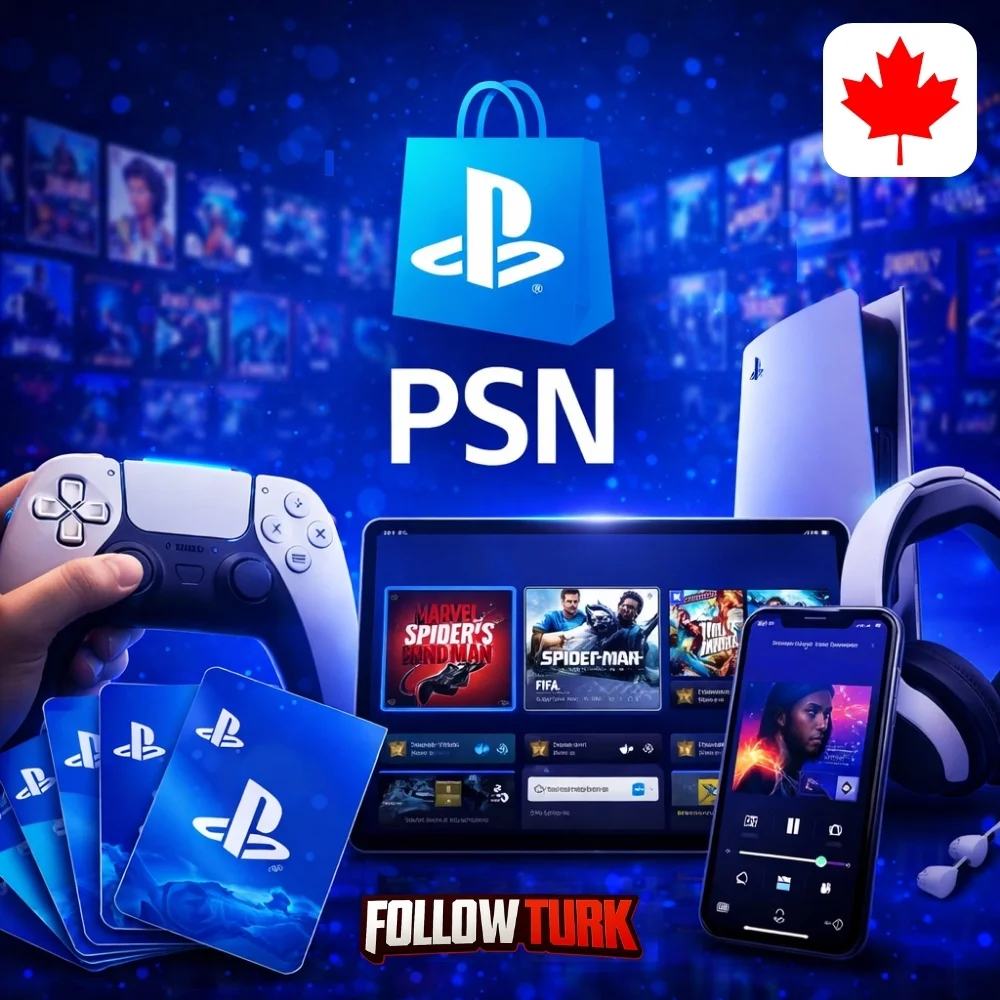PlayStation 캐나다 - PSN 기프트카드 - FollowTurk