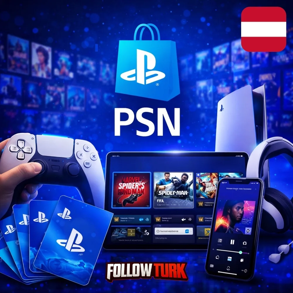 Playstation 오스트리아 - PSN 기프트카드 - FollowTurk