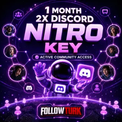1개월 2개 Discord Nitro 키