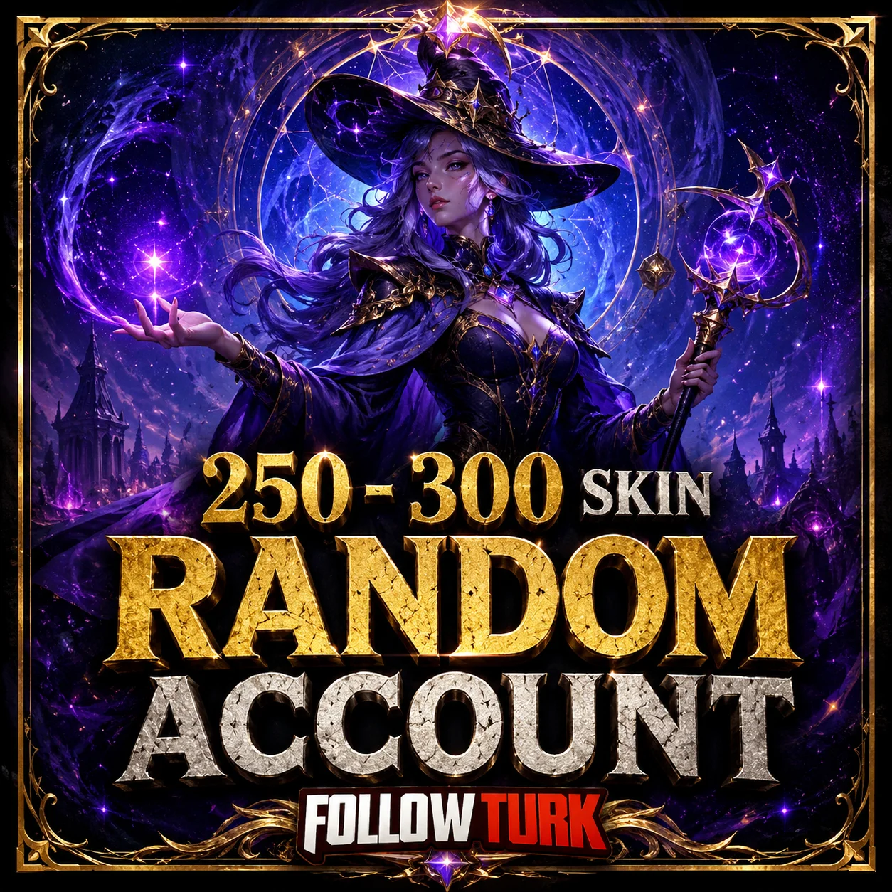 250-300 스킨 랜덤 Legend 계정 - FollowTurk