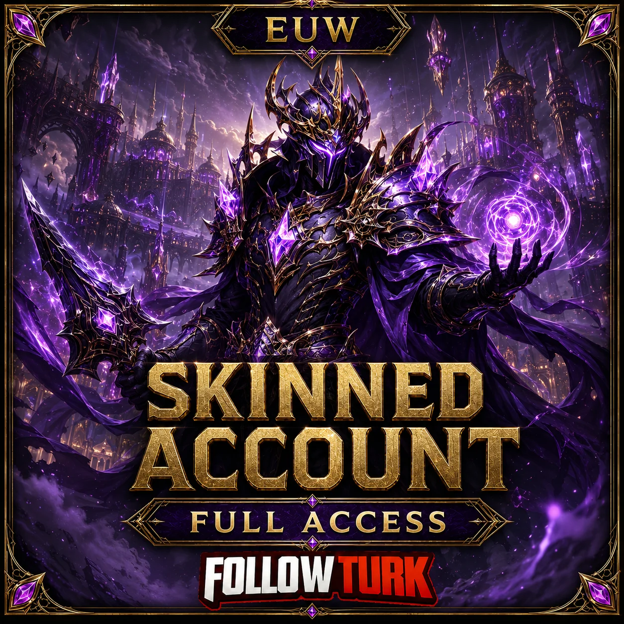 EUW 풀액세스 스킨 계정 - FollowTurk