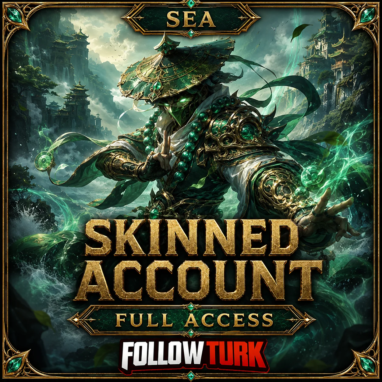 SEA 풀액세스 스킨 포함 롤 계정 - FollowTurk