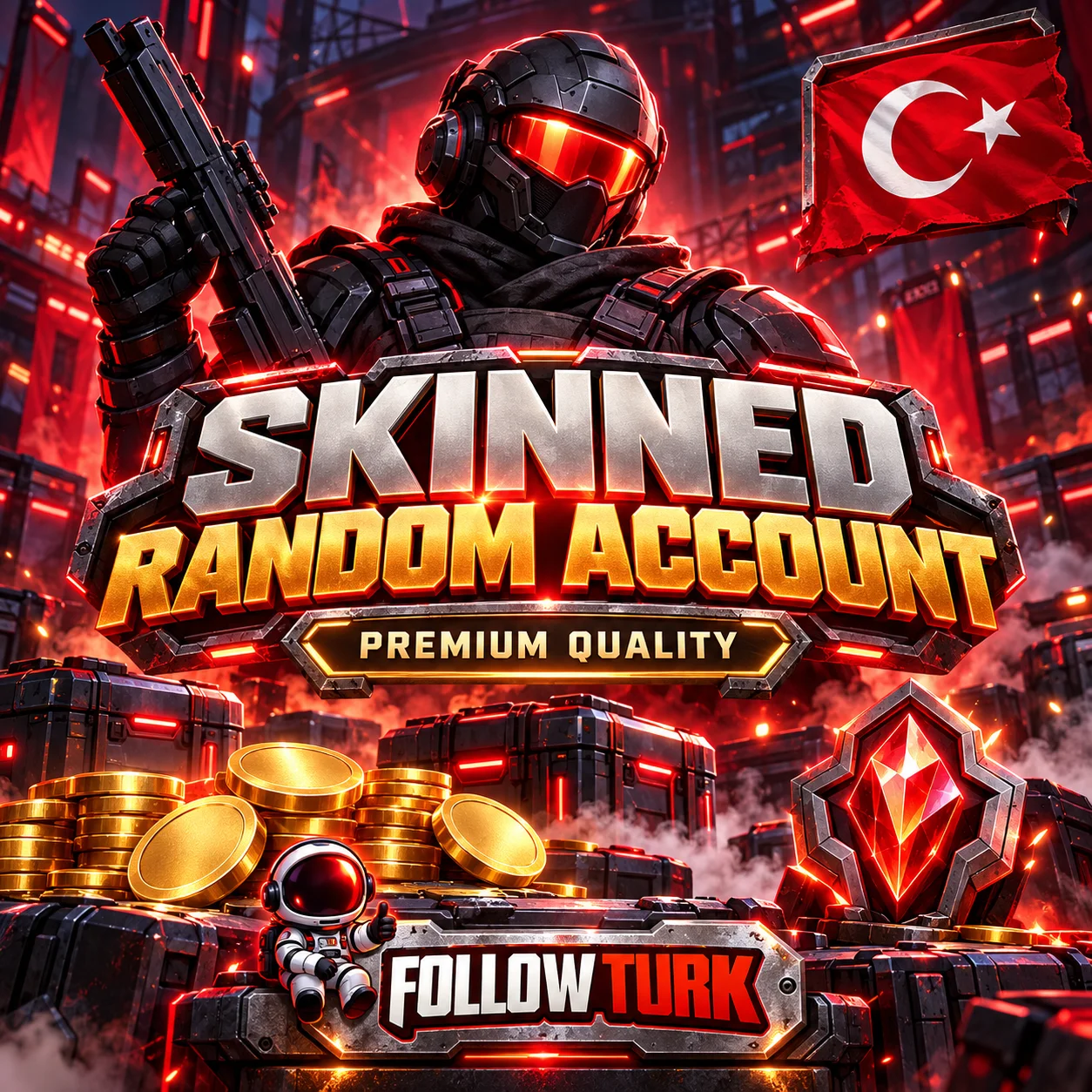 TR- 터키 랜덤 스킨 계정 - 풀액세스 - FollowTurk