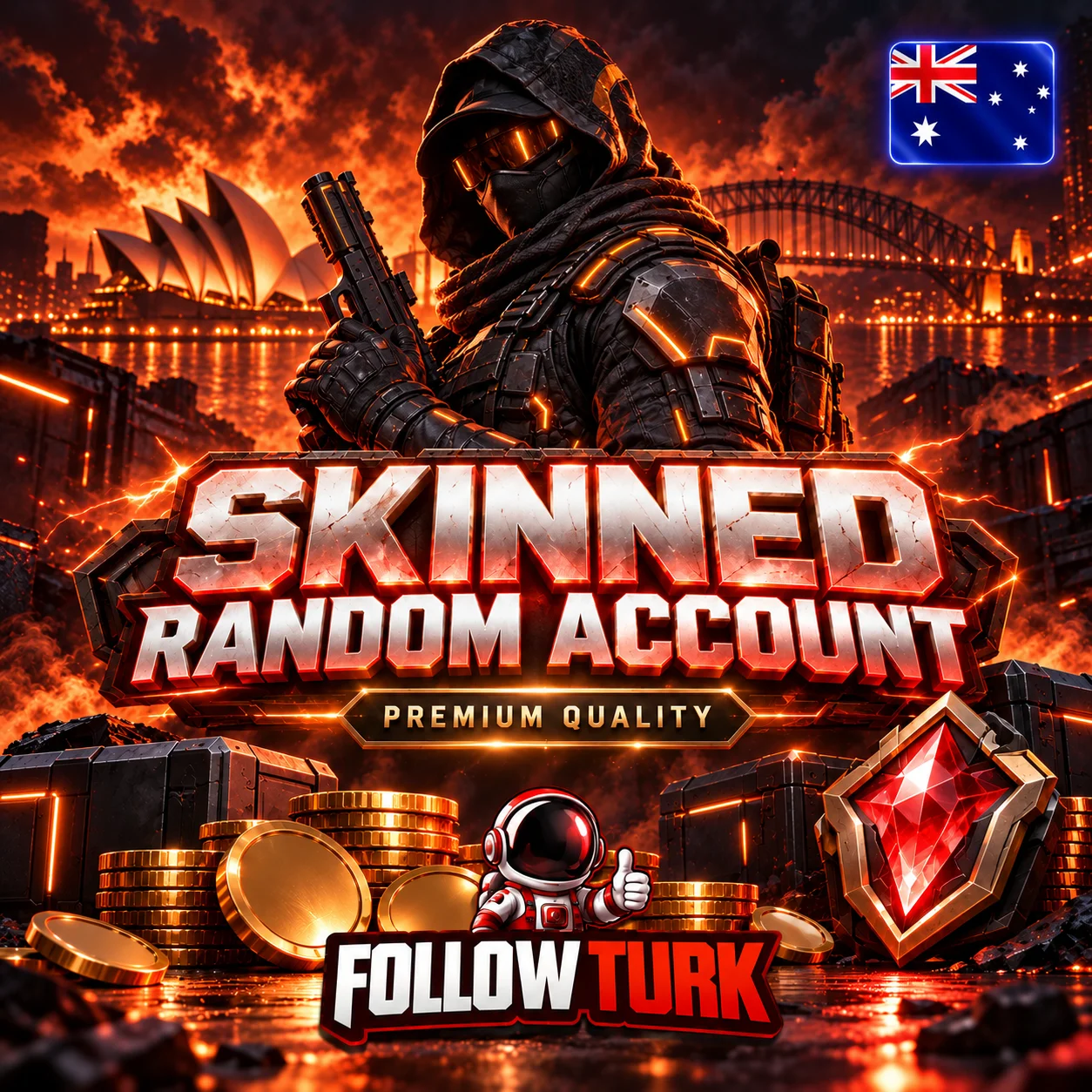 AP(아시아 태평양) 발로 랜덤 스킨 계정 - 풀액세스 - FollowTurk