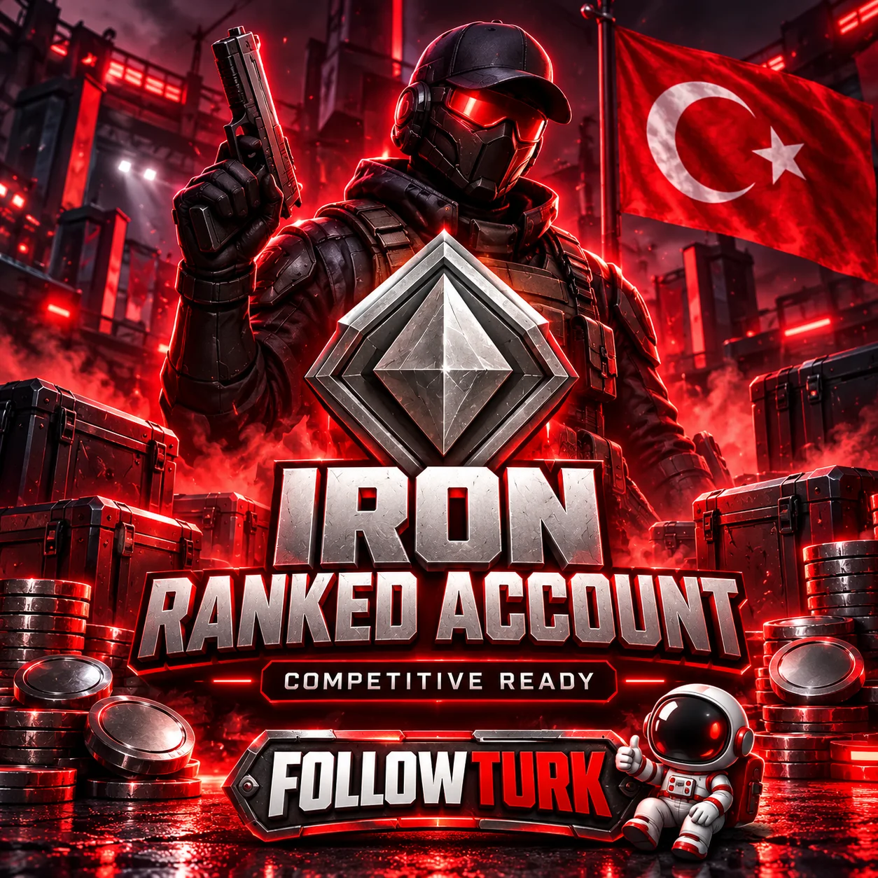 터키 TR 아이언 계정 - FollowTurk