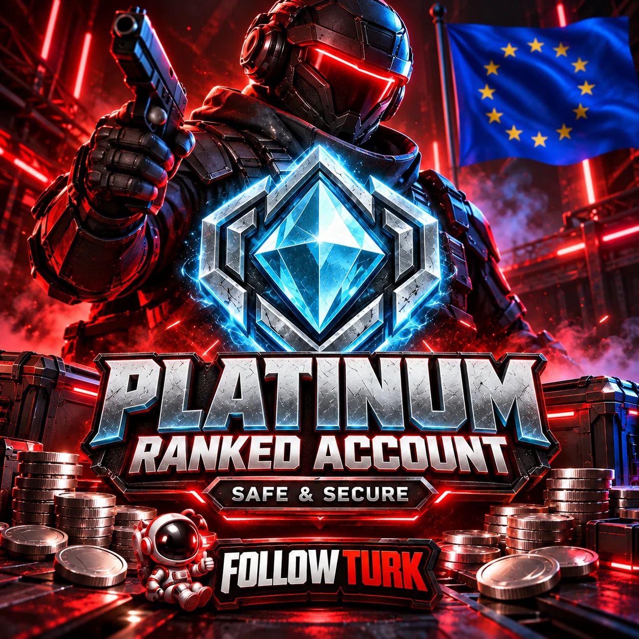 유럽(EU) 플래티넘 계정 - FollowTurk