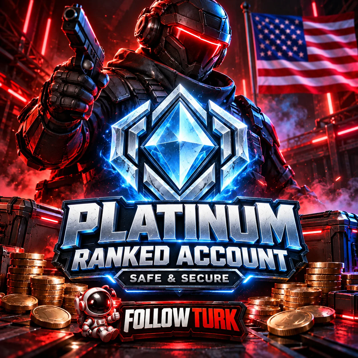북미 NA 플래티넘 계정 - FollowTurk