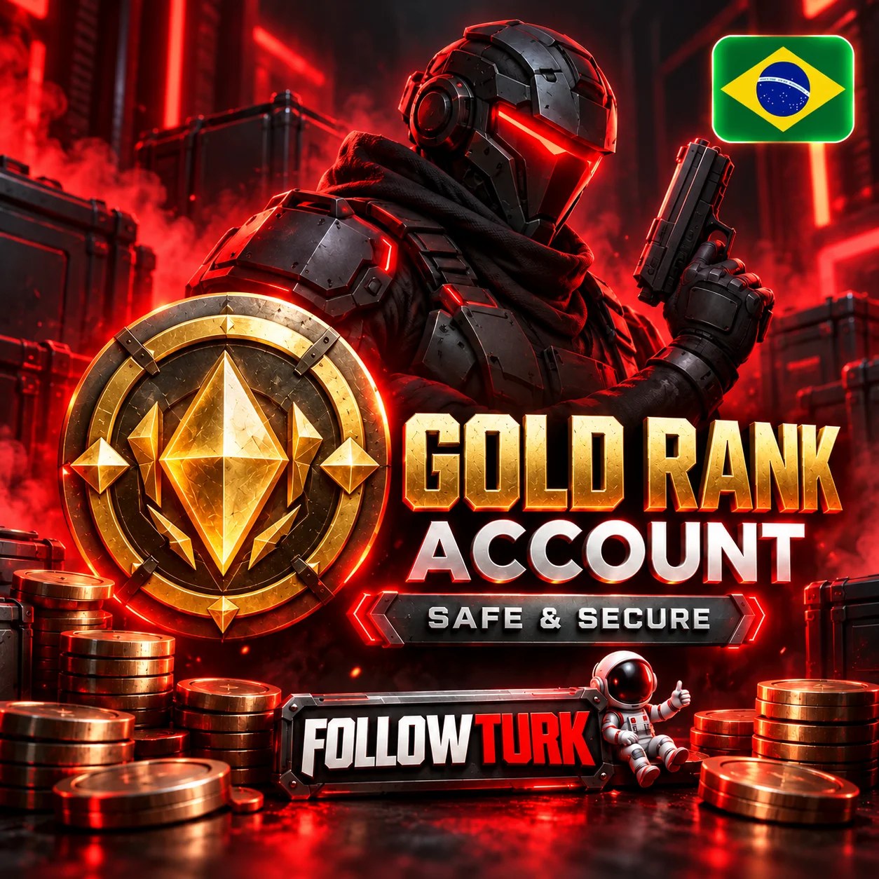 브라질 BR 골드 계정 - FollowTurk